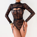Women's Fashion Lace Sleeveless Jumpsuit Suit