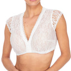 Women's Elegant Classical Top Regular Base Lace Stitching Small Shirt