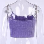Short Sling With Embroidery Base