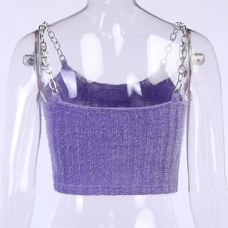 Short Sling With Embroidery Base