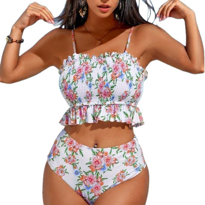 New Ruffled Bikini Two-piece Swimsuit