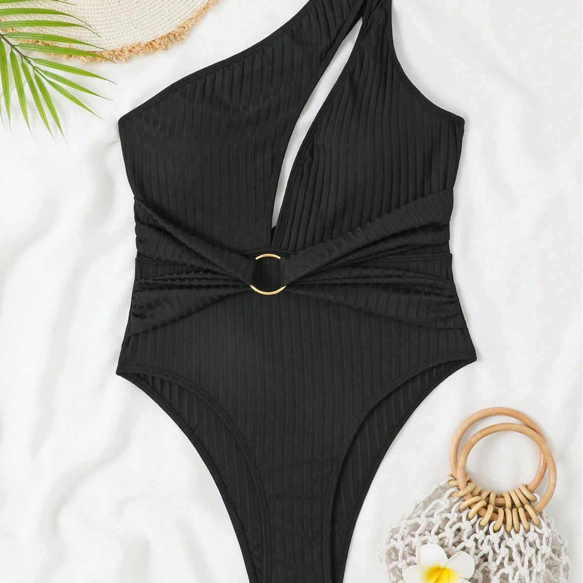 New Sexy Solid-color One-piece Swimsuit