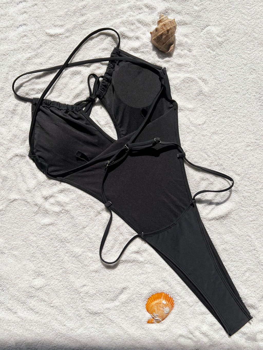 Pure Color Bikini European And American Swimsuit