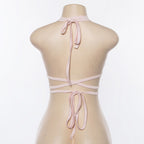 Women's Solid Color Plus Velvet Base Tube Top