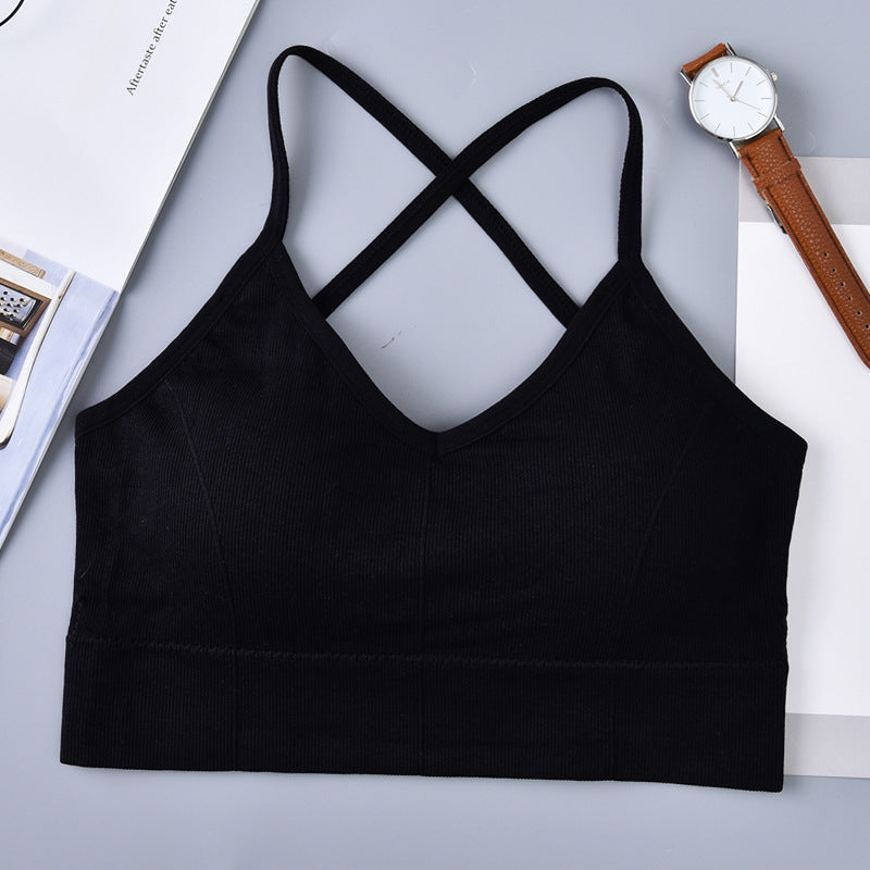 Large U Beauty Back Cross Sling Underwear Ladies Belt Chest Pad Anti-wardrobe Malfunction Base One-piece Tube Top Wrapped Chest For Women
