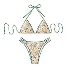 Bikini Sexy Halter Printed Swimsuit For Women