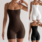 Women's Home Outdoor Slim-fit Jumpsuit With Straps