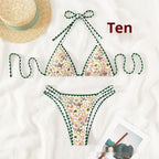 Bikini Sexy Halter Printed Swimsuit For Women