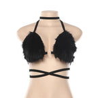 Women's Solid Color Plus Velvet Base Tube Top