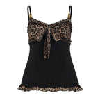 Lace-trimmed Beaded Base Tank Top