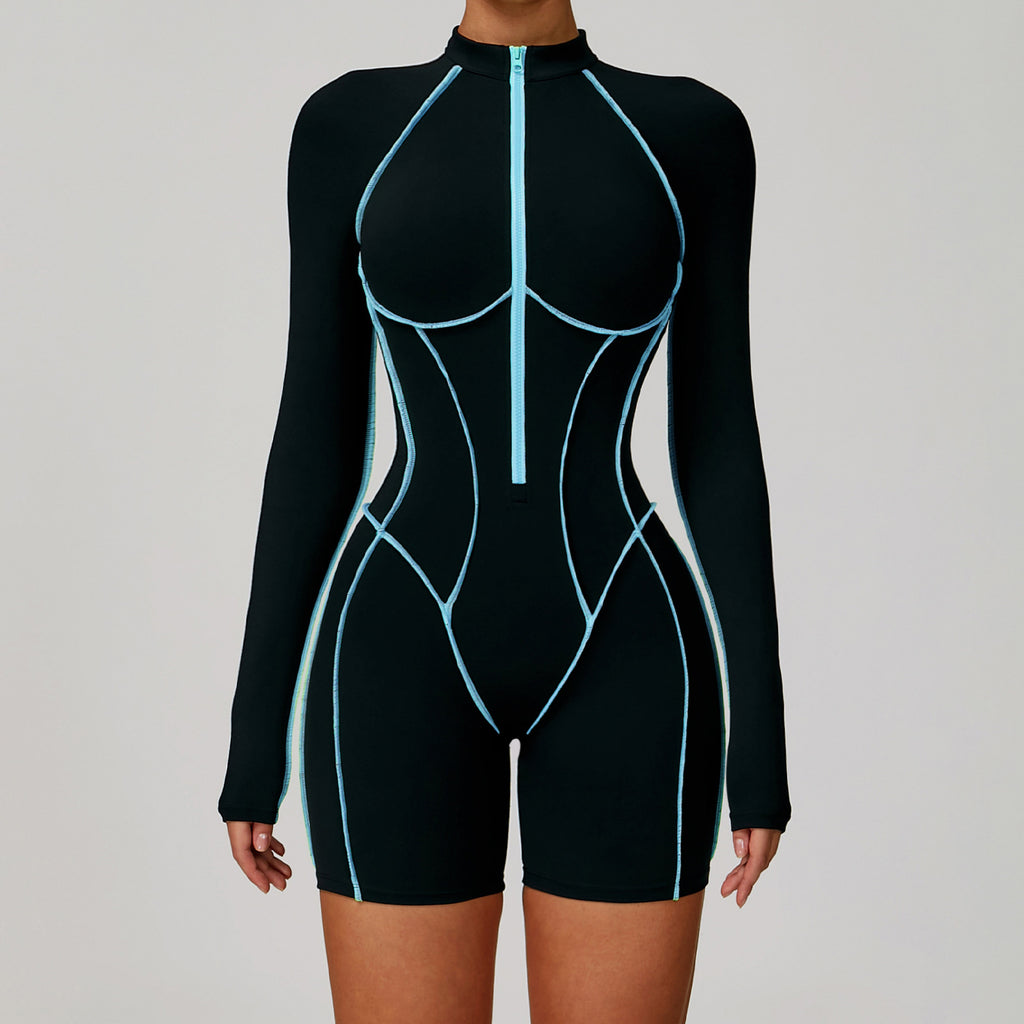 Tight Workout Clothes High-strength Sports Jumpsuit 9318