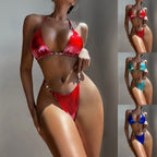 Swimsuit Women's Split Pearl Pendant Connection